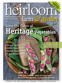 Heirloom Farm and Garden Magazine Table of Contents